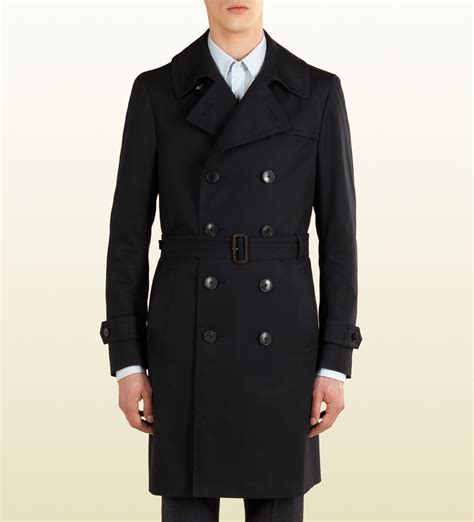 gucci blue raincoat|gucci trench coats.